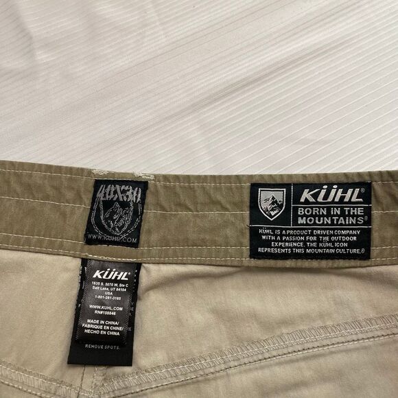 Kuhl Pants Mens 40X29 Cargo Hiking Pocket Straight Fit Dark Olive Casual Revolvr - Picture 8 of 13
